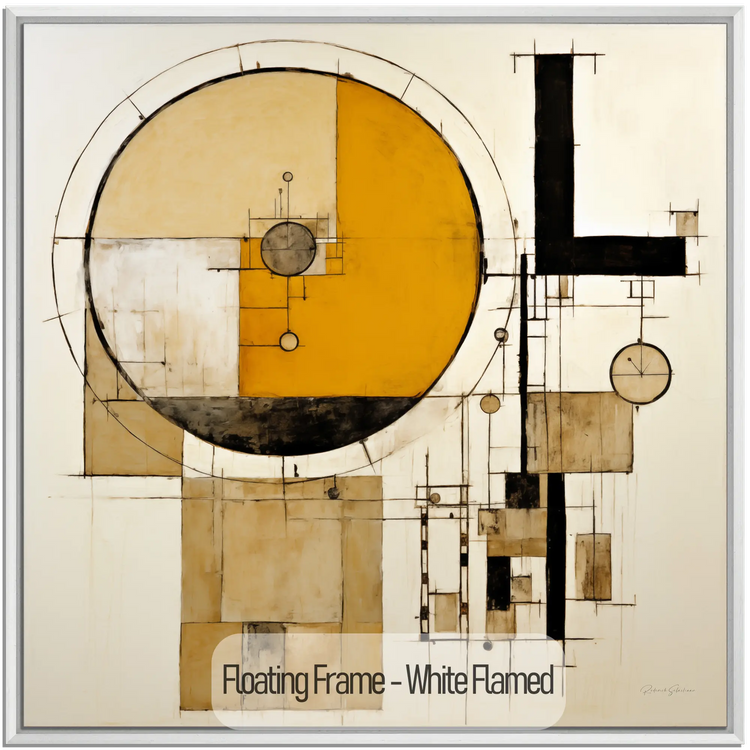Livets schema | Lekfull geometrisk abstraktion av vardaglig existens