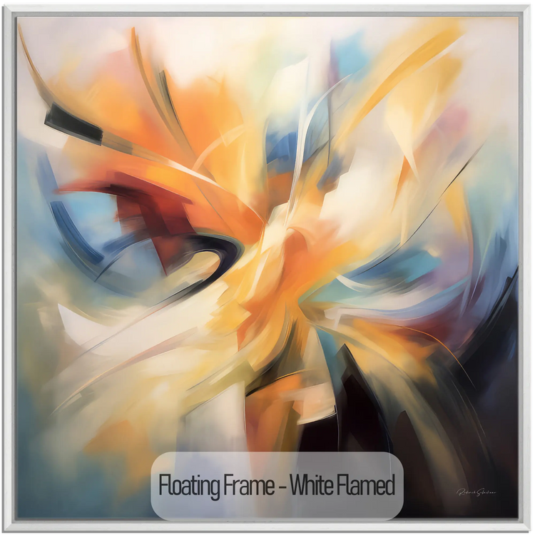 Dusza Feniksa | Dynamiczne abstrakcyjne dzieło sztuki do nowoczesnych wnętrz