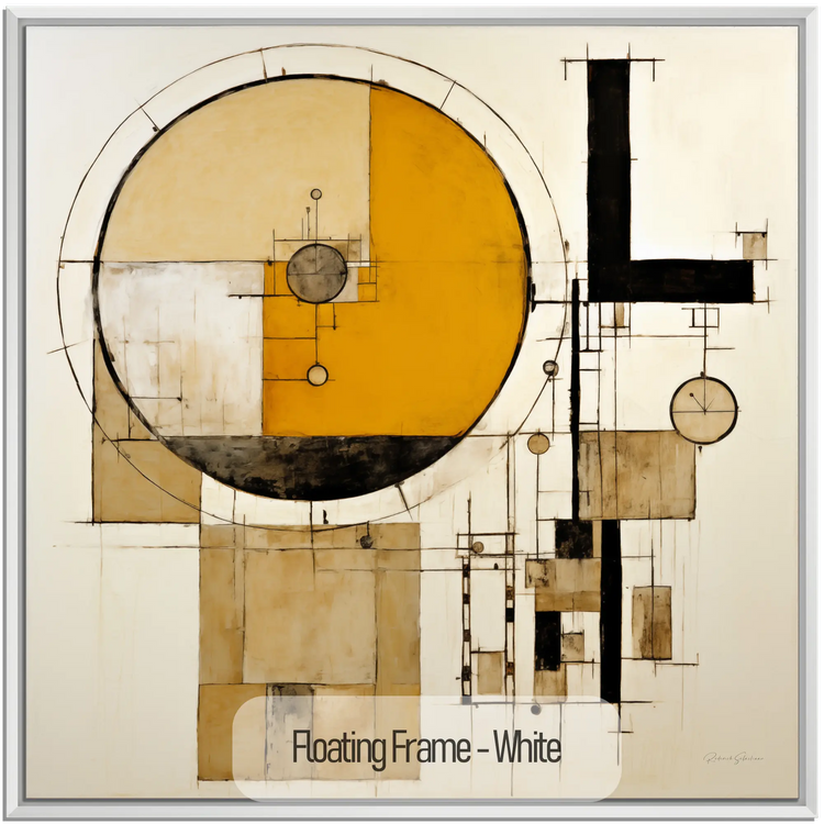 Livets schema | Lekfull geometrisk abstraktion av vardaglig existens