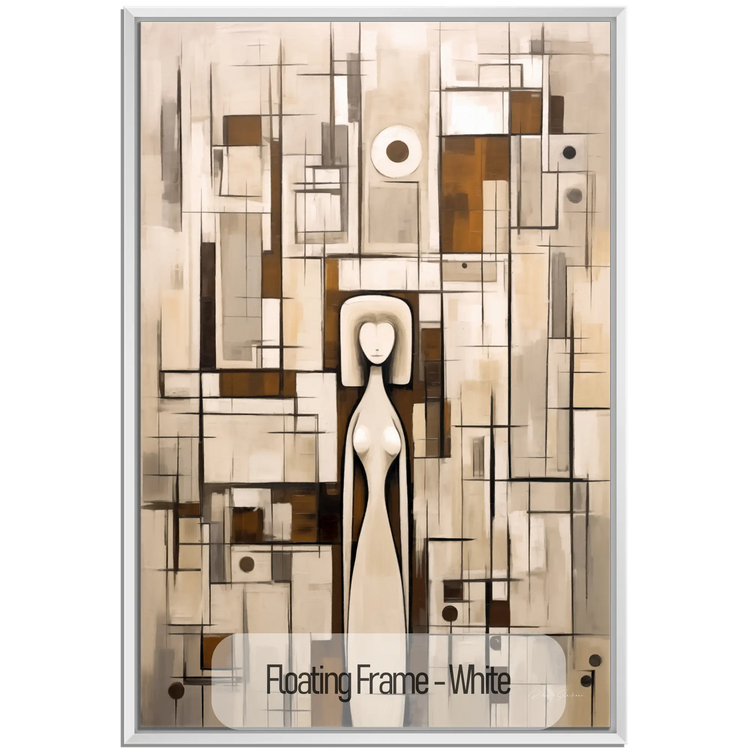 Le Gardien Silencieux | Gardien de la Tranquillité dans l'Abstraction Minimaliste