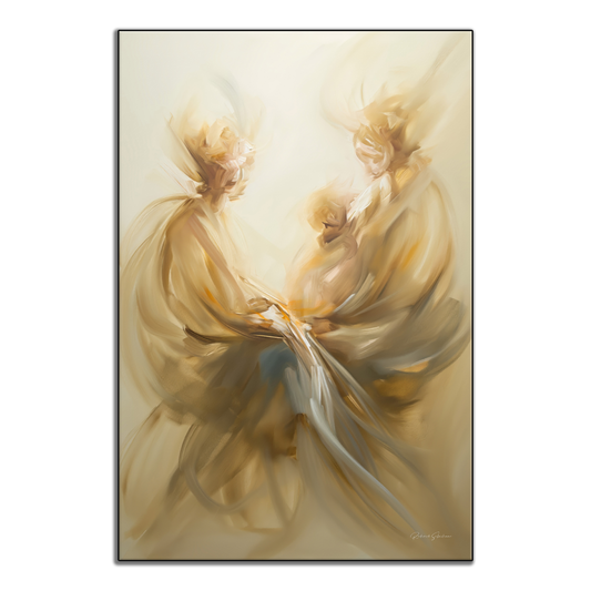 Souls of Elysium | Ethereal Dance of Light and Harmony Art