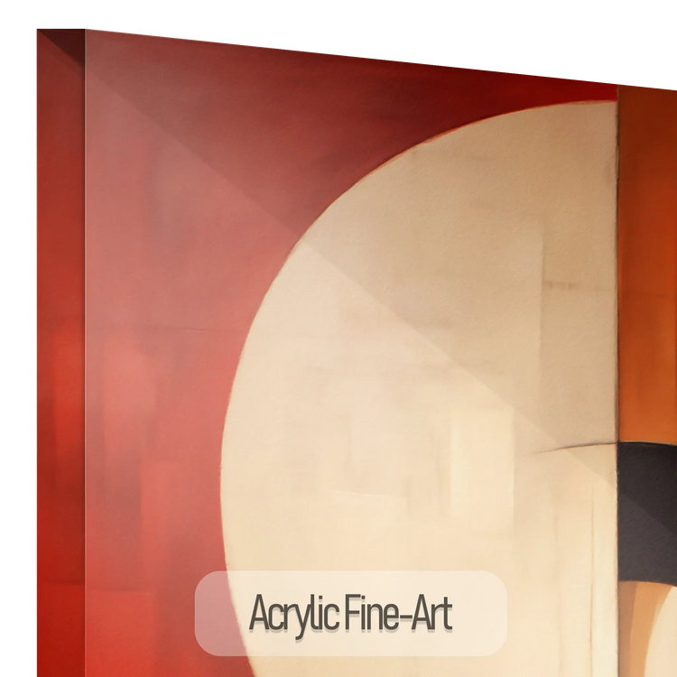 Abstract Collection | Crimson Dance | Fiery Red Abstract Dance on Modern Art Frame by Roderick Sebastiaan | AcrylicFine-Art_3b68cdea-3fb6-42cd-9289-e4c389acf68b