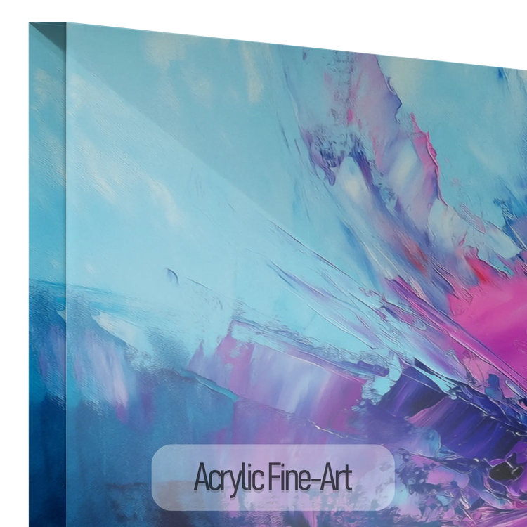 Abstract Collection | Fires of Renewal | Dynamic Abstract Burst in Vivid Hues of Orange and Purple by Roderick Sebastiaan | AcrylicFine-Art_69eb508c-19dd-4a1f-bcdd-89917eae13a2