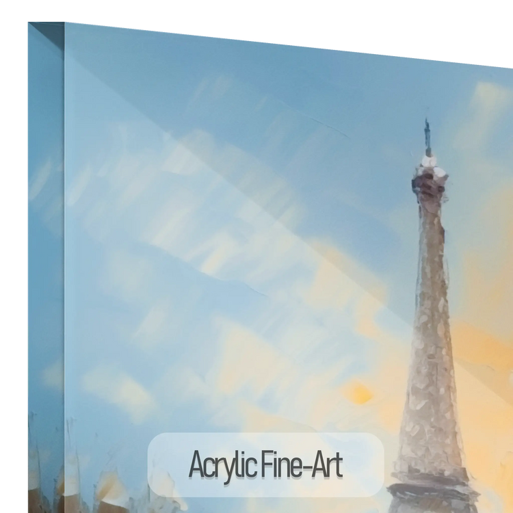 Geography Collection | Autumn in Paris | Warm Glow on the City of Lights by Roderick Sebastiaan | AcrylicFine-Art_a814ffa3-0541-4682-8edc-248ef6d6d26e