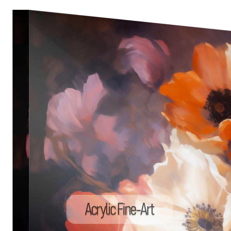 Wildflowers in Bloom | Vibrant Flowering of Field Flowers on Art Frame