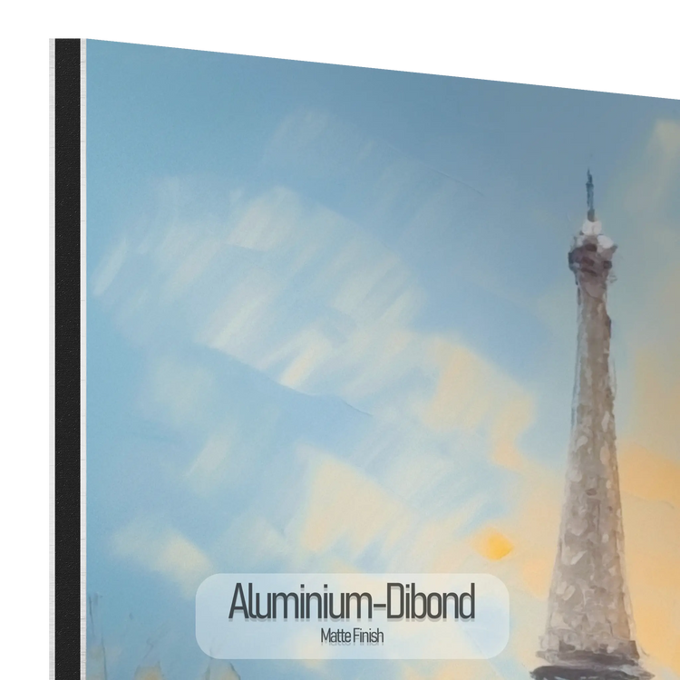 Geography Collection | Autumn in Paris | Warm Glow on the City of Lights by Roderick Sebastiaan | Aluminium-Dibond-MatteFinish_15ea4584-a74e-4c30-944d-7db648374005