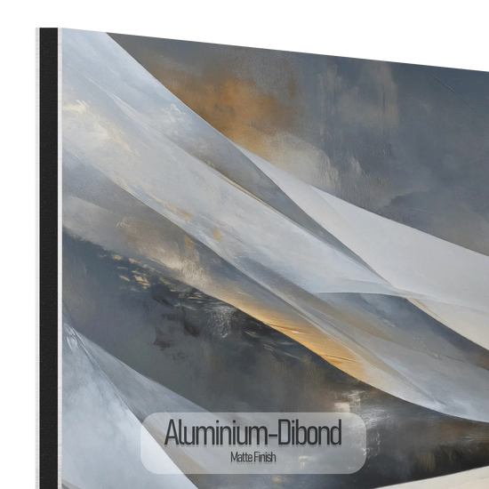 Abstract Collection | Shimmering Tide | Abstract Minimalist Flow with Metallic Accents by Roderick Sebastiaan | Aluminium-Dibond-MatteFinish_27304090-d691-4485-90ea-c73bfb86bc26