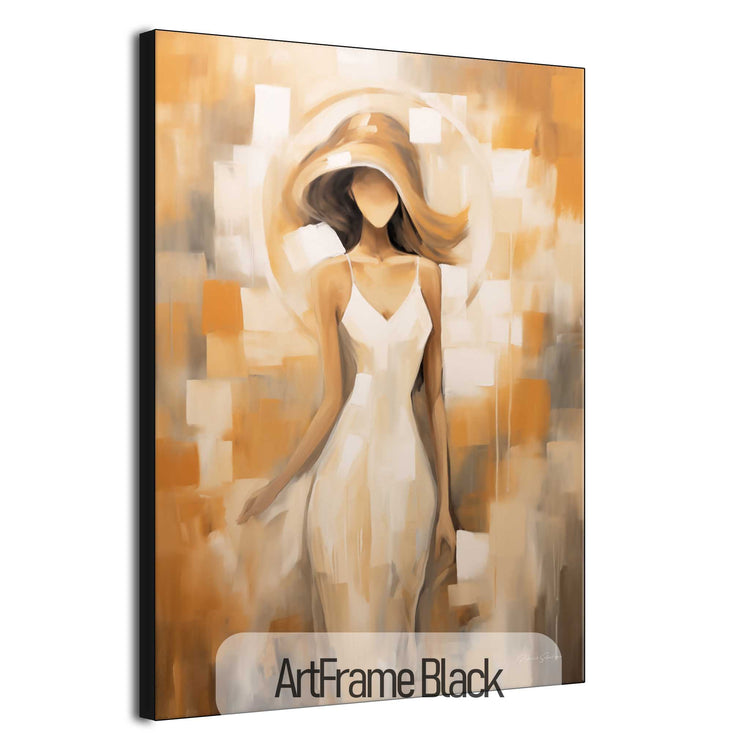 Feminine Collection | Ethereal Beauty | Fluid Elegance and Serenity in Soft Pastel Shades by Roderick Sebastiaan | ArtFrameBlack-Copy