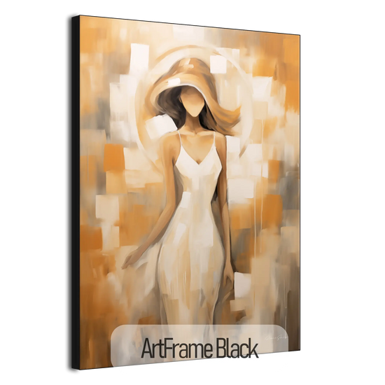 Feminine Collection | Ethereal Beauty | Fluid Elegance and Serenity in Soft Pastel Shades by Roderick Sebastiaan | ArtFrameBlackFrame_64fdbcd9-7e36-4839-9f05-a58fc05a657d