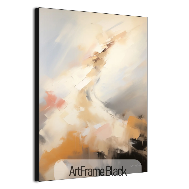 Abstract Collection | Ascension | Dynamic Abstract Movement of the Soul in Warm Tones by Roderick Sebastiaan | ArtFrameBlackFrame_71342c25-ed91-41e7-a6ab-82faef3ba5f8