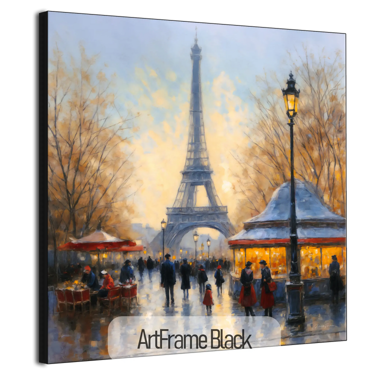 Twilight in Paris | Romantic Impressionism of a Parisian Evening