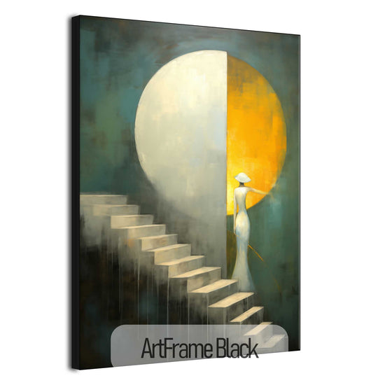 Abstract Collection | Celestial Passage | Journey through Celestial Spheres & Duality by Roderick Sebastiaan | ArtFrameBlack_01bdf1e5-47ff-4b5b-819d-6fe9f2f983ea