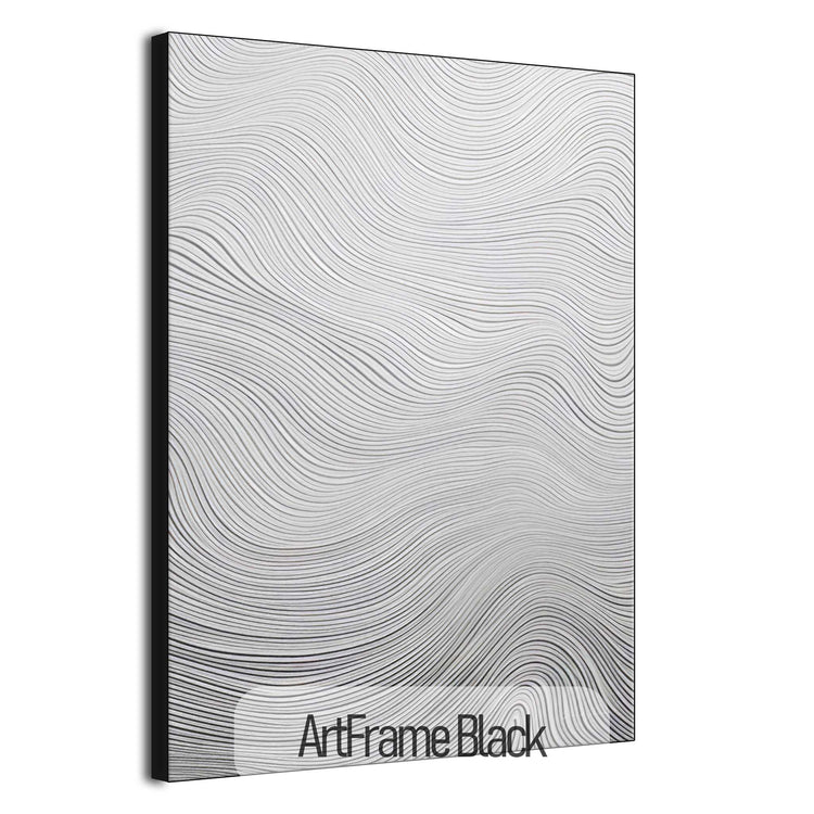 Minimalism Collection | Deserto d'Avorio | Soothing Zen Waves in Abstract Minimalism by Roderick Sebastiaan | ArtFrameBlack_1aafd10b-b887-43b0-8fcf-f45499a894ba