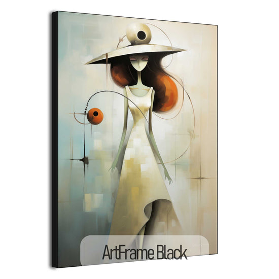 Feminine Collection | Fashion Fantasia | Artistic Graceful Elegance in a Surreal Style by Roderick Sebastiaan | ArtFrameBlack_3020301a-d817-4f6a-b685-cac1e989c7a3