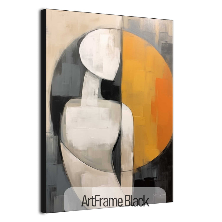 Abstract Collection | Duality of Light | Abstract Play of Shadow and Light on Art cloth by Roderick Sebastiaan | ArtFrameBlack_4070825f-1369-4120-9f58-01106fbfc291