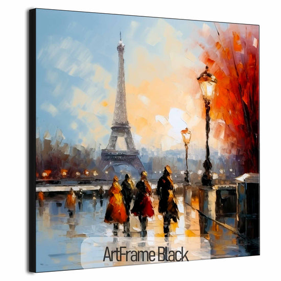 Geography Collection | Autumn in Paris | Warm Glow on the City of Lights by Roderick Sebastiaan | ArtFrameBlack_6e4f31d7-a931-472b-abc6-4b0bdbca3029