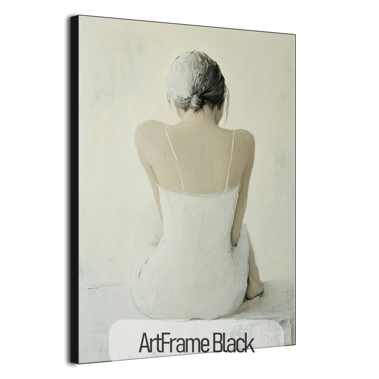 Feminine Collection | Delicate Solitude | Soft and Subtle Art Print for Peaceful Interiors by Roderick Sebastiaan | ArtFrameBlack_b441676d-db8d-4089-a351-f00455ee13ba