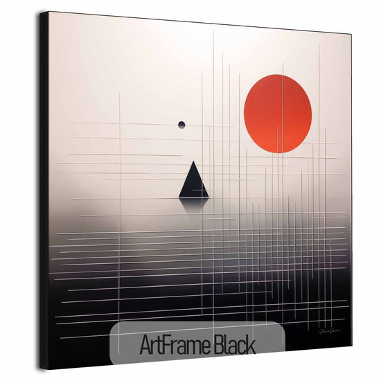 Minimalism Collection | Tokyo Sunrise | Serene Minimalist Twilight in Sleek Art Frame by Roderick Sebastiaan | ArtFrameBlack_eaeda9d0-1a4e-4a5e-af04-6871bc54e3d4