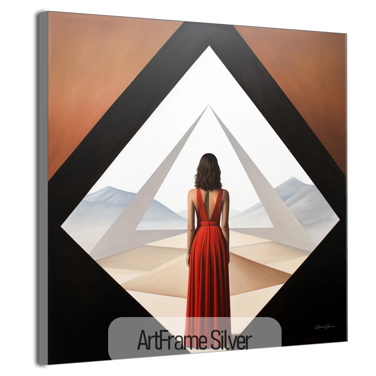 Geometry Collection | A New Beginning | Minimalist Perspective in Modern Art Frame by Roderick Sebastiaan | ArtFrameSilverFrame_27a4749a-c32f-46bc-a05e-2595a0aeffb5