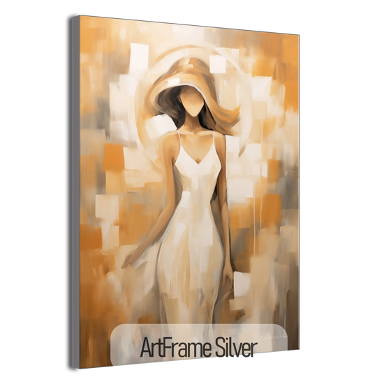 Feminine Collection | Ethereal Beauty | Fluid Elegance and Serenity in Soft Pastel Shades by Roderick Sebastiaan | ArtFrameSilverFrame_70d3f129-9066-4a00-a1a6-f3c86a38593f