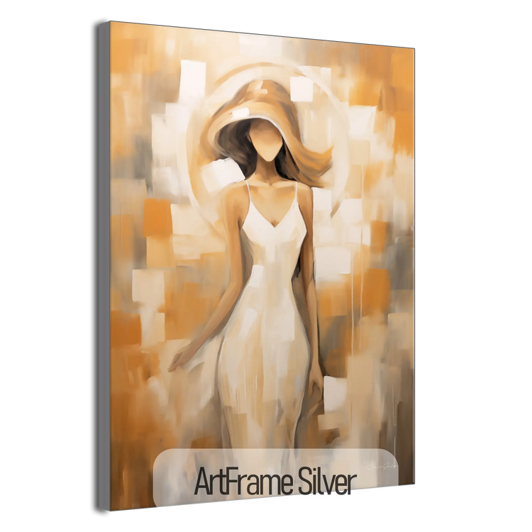 Feminine Collection | Ethereal Beauty | Fluid Elegance and Serenity in Soft Pastel Shades by Roderick Sebastiaan | ArtFrameSilverFrame_70d3f129-9066-4a00-a1a6-f3c86a38593f