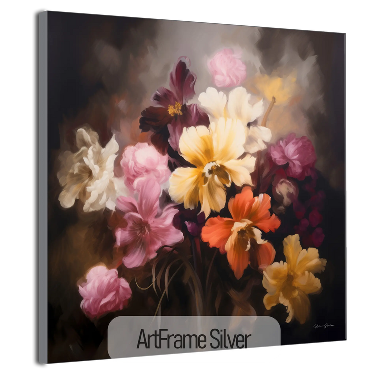 Symphonie des Fleurs | Impression d'Art Floral Enchanteur pour Décor Élégant