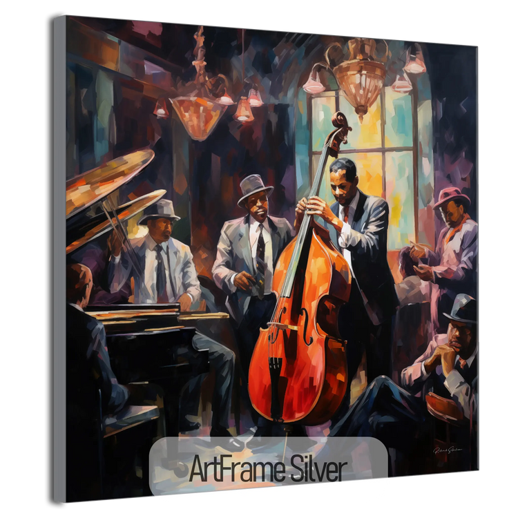 Pulse of Bourbon Street | Warm and Atmospheric Jazz Night on Art Frame