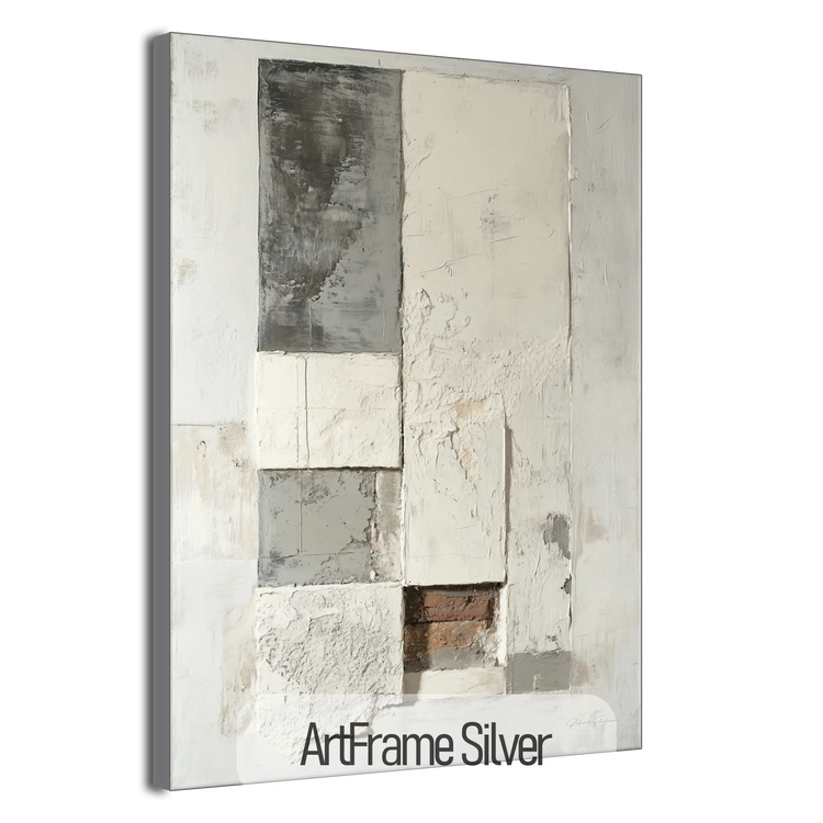 Abstract Collection | Urban Layers | Textured Abstract Art Print Reflecting Urban Architecture by Roderick Sebastiaan | ArtFrameSilver_02878e9f-2c49-4fb4-a894-128db44983bd