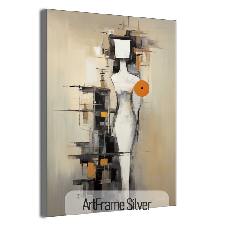 Abstract Collection | Future Noir | Abstract Future Vision of Minimalist Elegance by Roderick Sebastiaan | ArtFrameSilver_2cad730c-f9e7-4501-a29f-42172f52d050