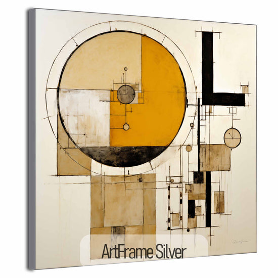 Geometry Collection | Scheme of Life | Ludic Geometric Abstraction of Everyday Existence by Roderick Sebastiaan | ArtFrameSilver_59a70ecd-a401-430e-a768-364d85065b34