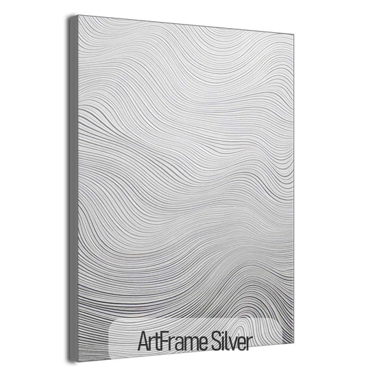 Minimalism Collection | Deserto d'Avorio | Soothing Zen Waves in Abstract Minimalism by Roderick Sebastiaan | ArtFrameSilver_9d719533-2d0c-4ae8-a9a1-d16b6e0b18b6