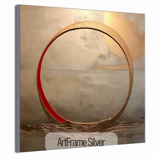 Minimalism Collection | Sea of Samsara | Artistic Abstract Interpretation of Life's Continuum by Roderick Sebastiaan | ArtFrameSilver_9d878109-0f39-4454-a0f5-269b6036a360