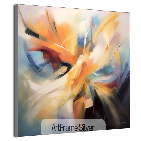 Abstract Collection | Soul of the Phoenix | Dynamic Abstract Artwork for Modern Interiors by Roderick Sebastiaan | ArtFrameSilver_b86996f7-03e3-4d2d-a88f-089099c07f42