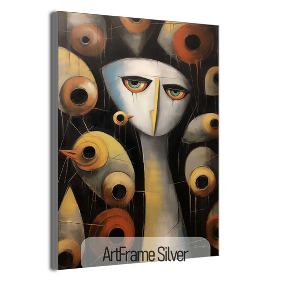 Abstract Collection | Enigmatic Watcher | Intriguing & Abstract Visual Story on Art Frame by Roderick Sebastiaan | ArtFrameSilver_dd65f8c2-e80d-4fe8-a645-4267b1b95a48