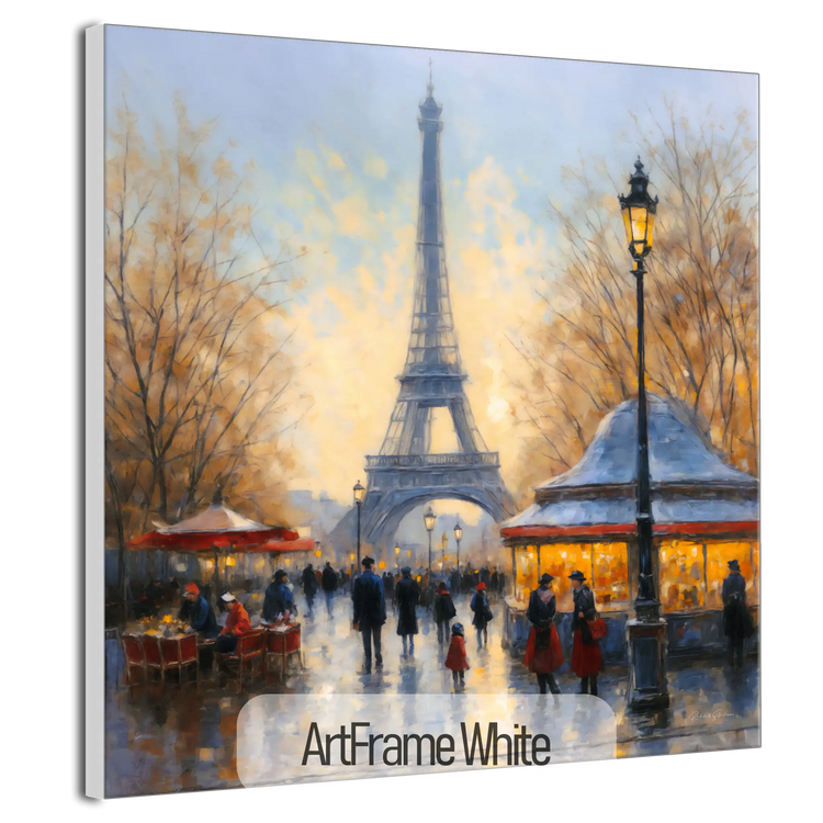 Twilight in Paris | Romantic Impressionism of a Parisian Evening