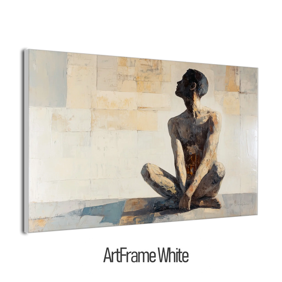 Male Collection | Shadows of the Mind | Thoughtful Figurative Art in Earthy Tones by Roderick Sebastiaan | ArtFrameWhiteFrame_355b4ee0-f974-4919-bbee-96612c35fc23