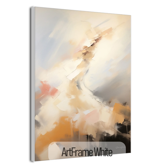 Abstract Collection | Ascension | Dynamic Abstract Movement of the Soul in Warm Tones by Roderick Sebastiaan | ArtFrameWhiteFrame_8294aee1-3f53-4e7e-bb2d-4db5819f184b