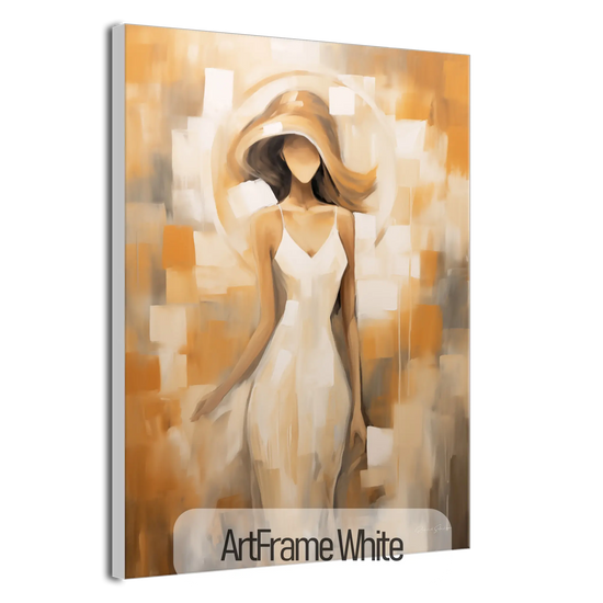 Feminine Collection | Ethereal Beauty | Fluid Elegance and Serenity in Soft Pastel Shades by Roderick Sebastiaan | ArtFrameWhiteFrame_885fed2e-2c10-4c84-88f6-3836b0eae9cf