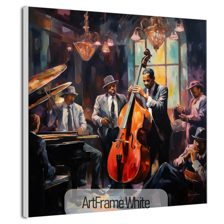 Pulse of Bourbon Street | Warm and Atmospheric Jazz Night on Art Frame