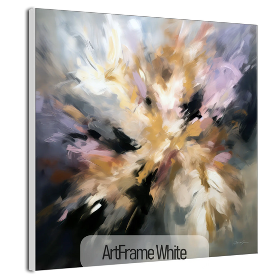 Botanical Collection | Frenesia Floreale | Enchanting Abstraction of Flowers on Art Cloth by Roderick Sebastiaan | ArtFrameWhiteFrame_ab1dfb6d-18cf-4d44-a9a3-438af5a0ad78