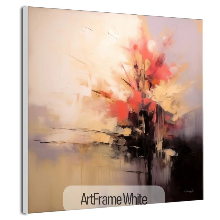 Abstract Collection | Fiery Genesis | Warmth and Motion in Abstract Canvas Art by Roderick Sebastiaan | ArtFrameWhiteFrame_d8139248-a598-49a9-b782-d565e96f00d9