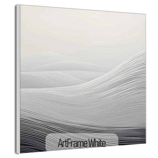 Minimalism Collection | Fading Echoes | Elegant Minimalist Dune Landscape Art for Modern Spaces by Roderick Sebastiaan | ArtFrameWhiteFrame_f048ec8c-2a1d-423c-ae30-76c1462d7f49