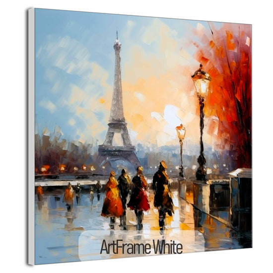 Geography Collection | Autumn in Paris | Warm Glow on the City of Lights by Roderick Sebastiaan | ArtFrameWhite_07505b07-b4ec-48ed-9da8-86ce73b423e8