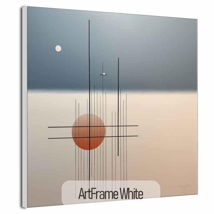 Minimalism Collection | Trinity | Minimalist Zen Spheres and Lines Abstract Art Print by Roderick Sebastiaan | ArtFrameWhite_1d2c1fe8-9983-4c23-9a1c-e3791f000425