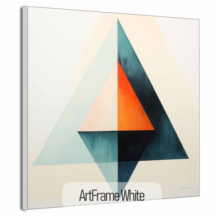 Geometry Collection | Moral Compass | Minimalist Geometry in Artistic Modern Art Frame by Roderick Sebastiaan | ArtFrameWhite_239f4c32-dcc5-4bfe-b0f3-e43303d2220b