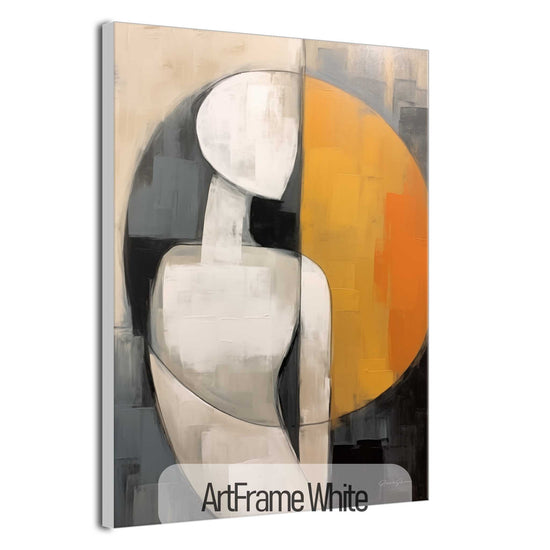 Abstract Collection | Duality of Light | Abstract Play of Shadow and Light on Art cloth by Roderick Sebastiaan | ArtFrameWhite_3ab2ff9c-977f-4e3e-92cf-89739c97cee9