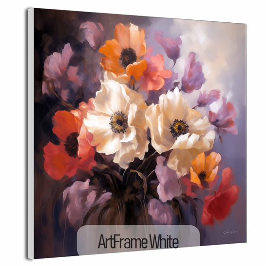 Botanical Collection | Wildflowers in Bloom | Vibrant Flowering of Field Flowers on Art Frame by Roderick Sebastiaan | ArtFrameWhite_7383d0b1-ecff-4c53-8617-44c29287661a