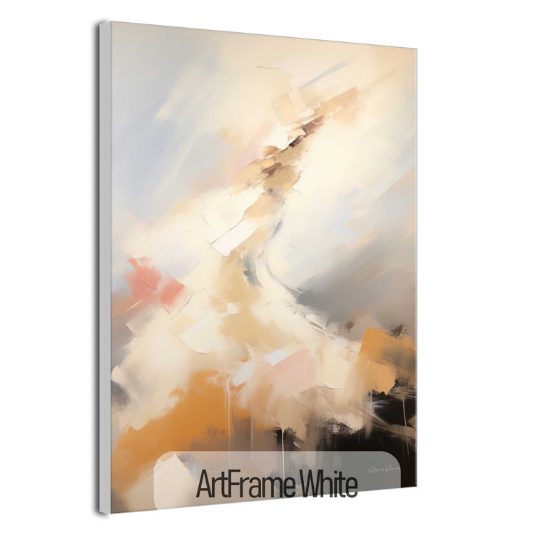 Abstract Collection | Ascension | Dynamic Abstract Movement of the Soul in Warm Tones by Roderick Sebastiaan | ArtFrameWhite_ae394c10-aee0-4ac4-8300-6a2096050d78