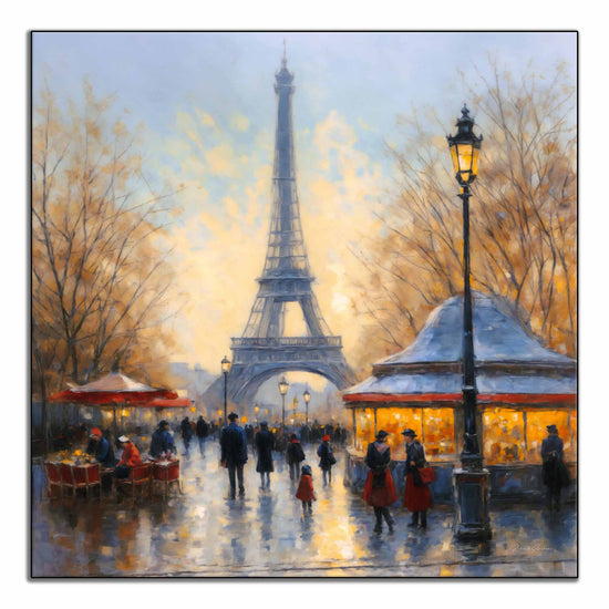 Geography Collection | Twilight in Paris | Romantic Impressionism of a Parisian Evening by Roderick Sebastiaan | ArtFrame_09a23d06-c944-4903-b985-14666e6495d2