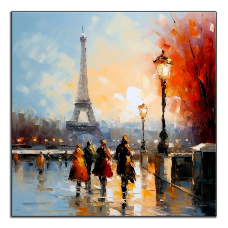 Geography Collection | Autumn in Paris | Warm Glow on the City of Lights by Roderick Sebastiaan | ArtFrame_184746ed-7d8b-4feb-8963-68c7e2231d01